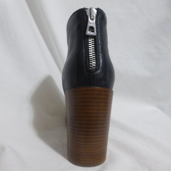 RUDSAK, size 37, open toe heels, zip back, Made In Italy, GUC - Picture 6 of 15